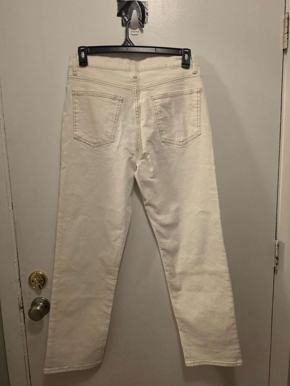 Time and Tru Cream Straight-Leg Jeans - Picture 5 of 16